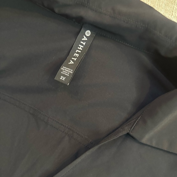 Athleta Black Dress with Drawstring Waist - Picture 7 of 11